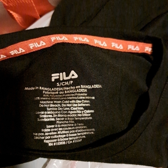 Fila black blouse size small 5/$25 - Picture 5 of 5